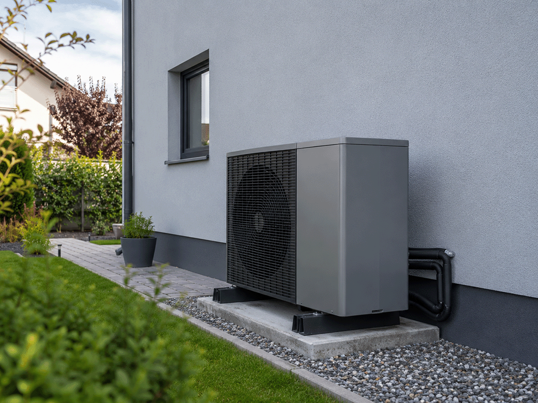 Moderne Wärmepumpe für effiziente Heiztechnik von Deines Haustechnik